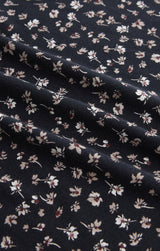 Georgina Dress | Black Floral Ditsy