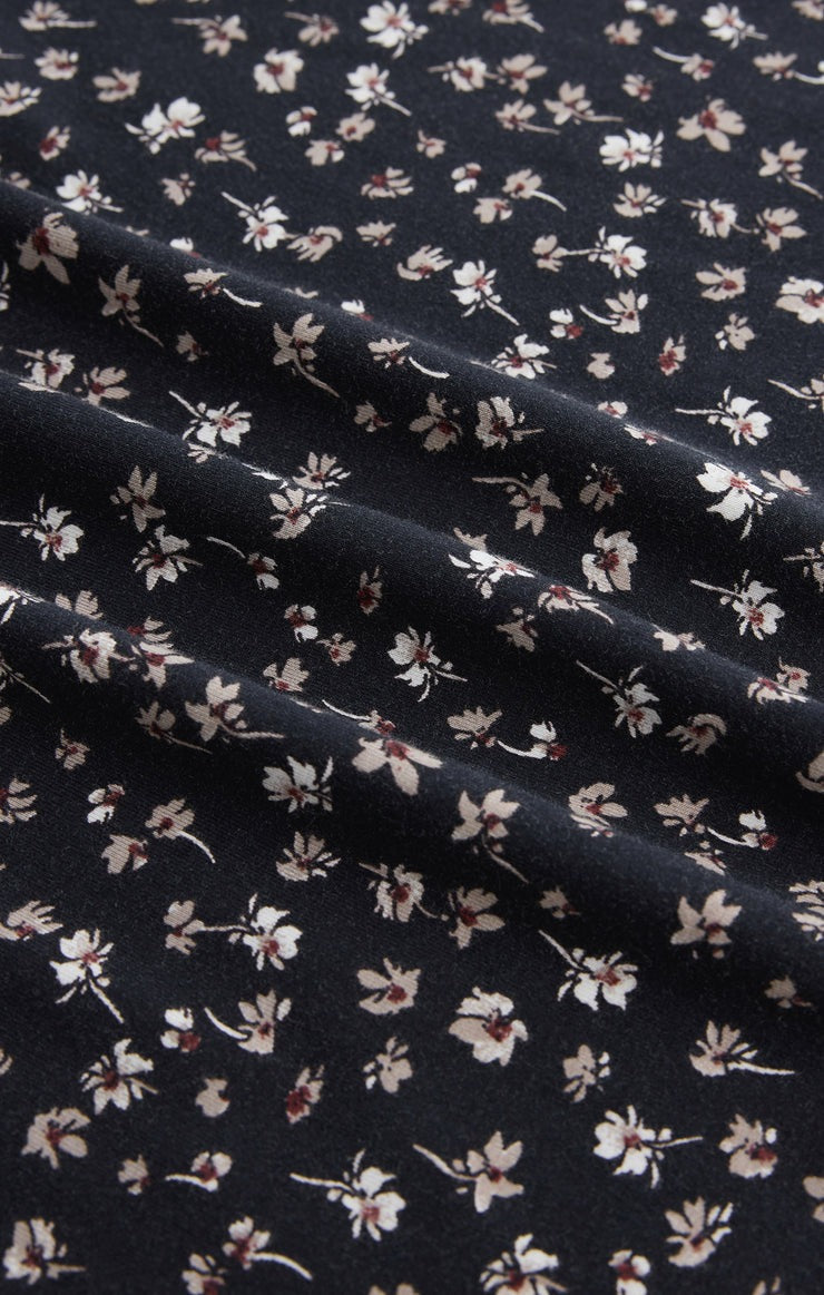 Georgina Dress | Black Floral Ditsy