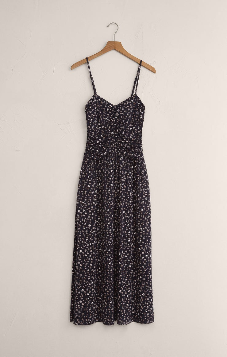 Georgina Dress | Black Floral Ditsy
