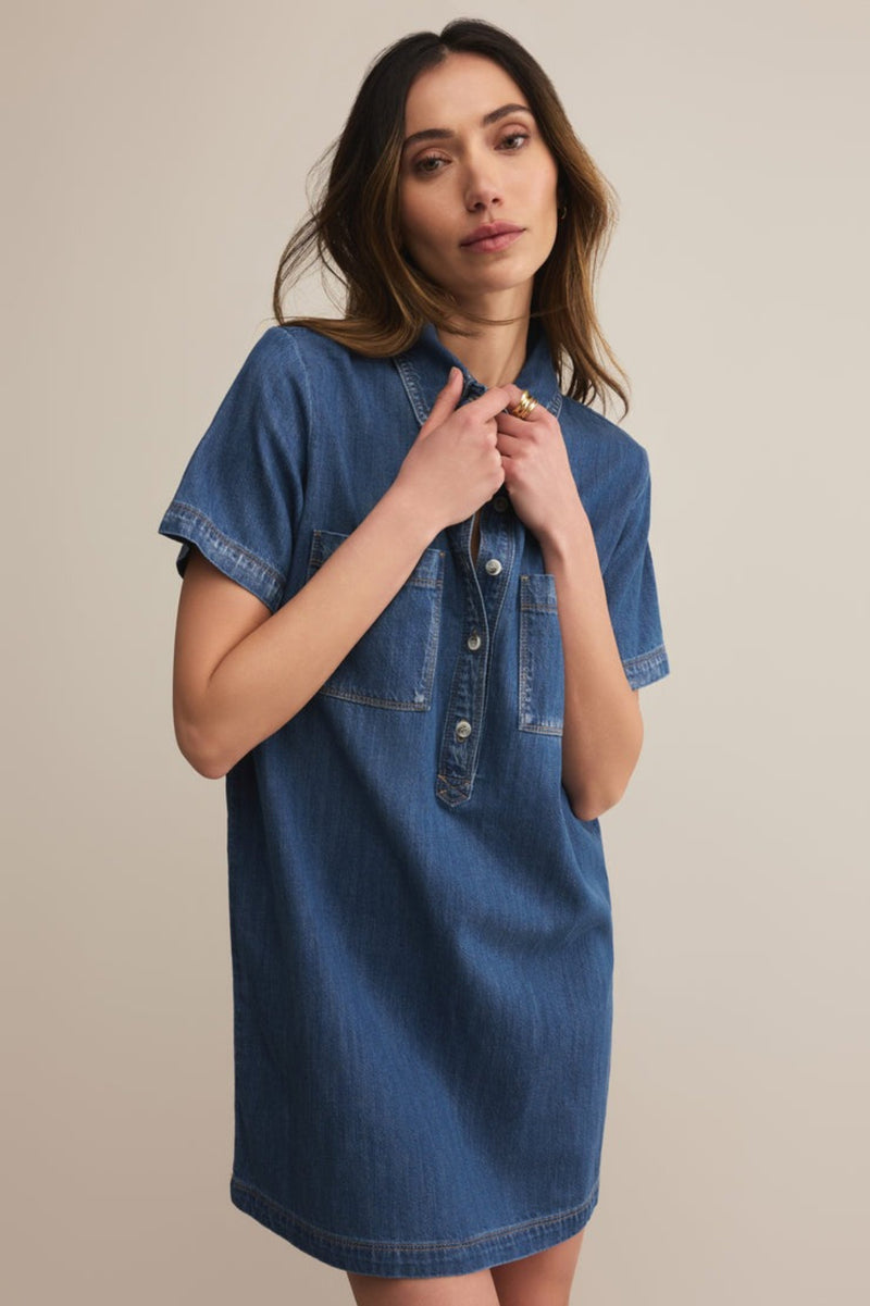 Kellie Dress | Medium Indigo