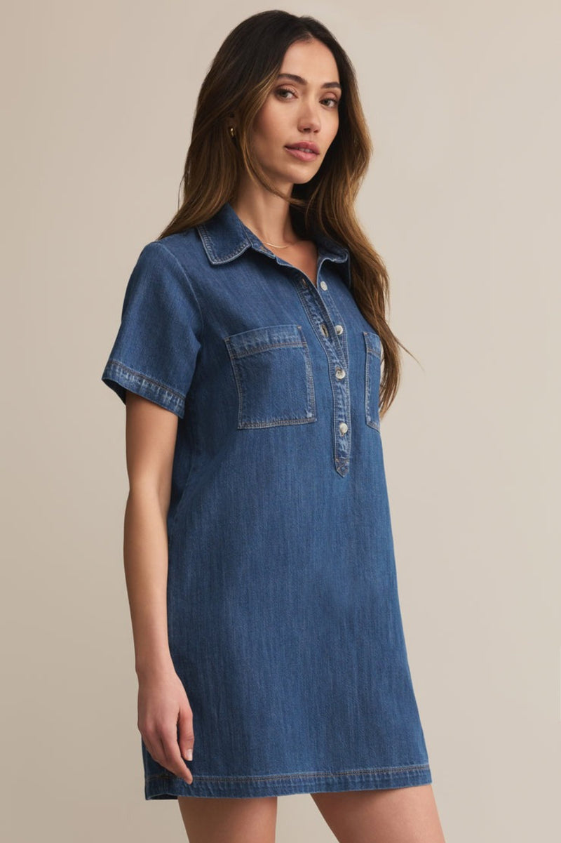 Kellie Dress | Medium Indigo