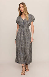 Sanna Iris Midi Dress | Eclipse