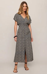 Sanna Iris Midi Dress | Eclipse