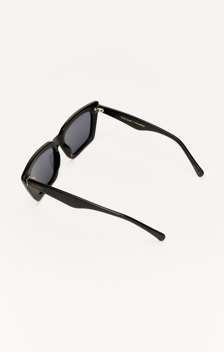 Feel Good Sunglasses | Polished Black/Grey