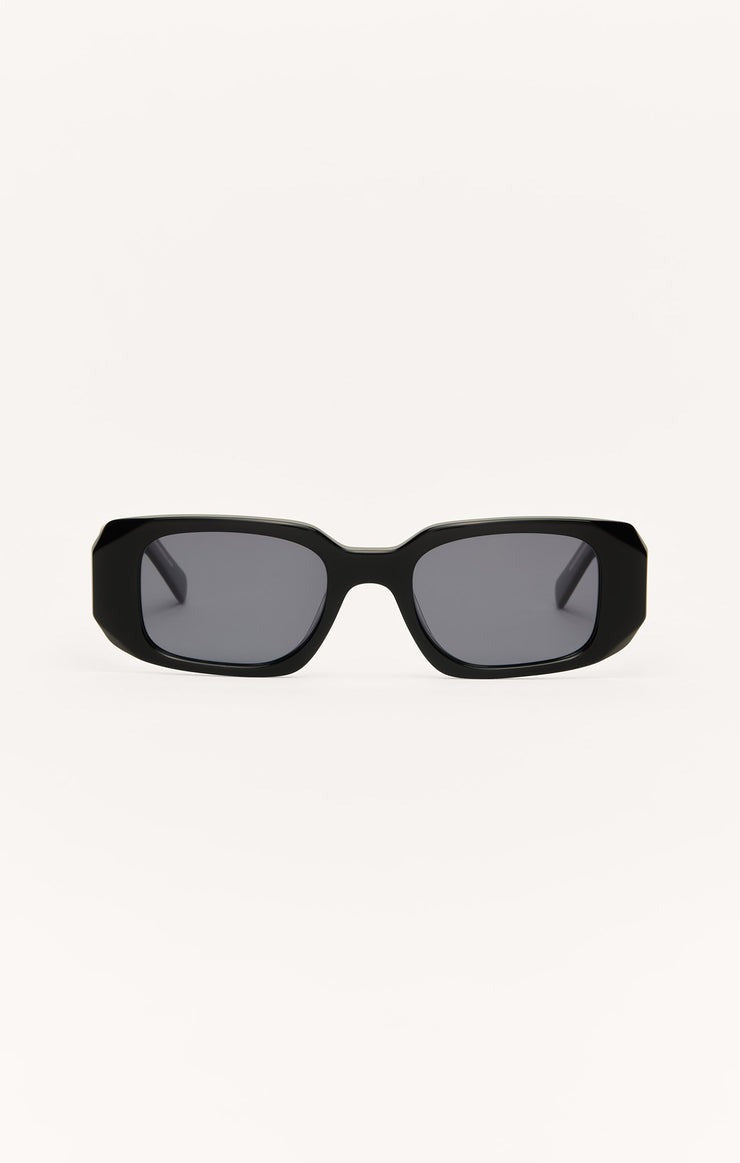 Off Duty Sunglasses | Polished Black/Grey