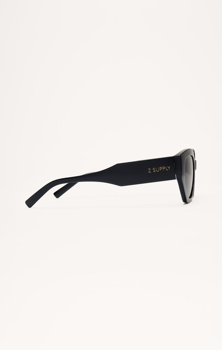Love Sick Sunglasses | Polished Black/Grey