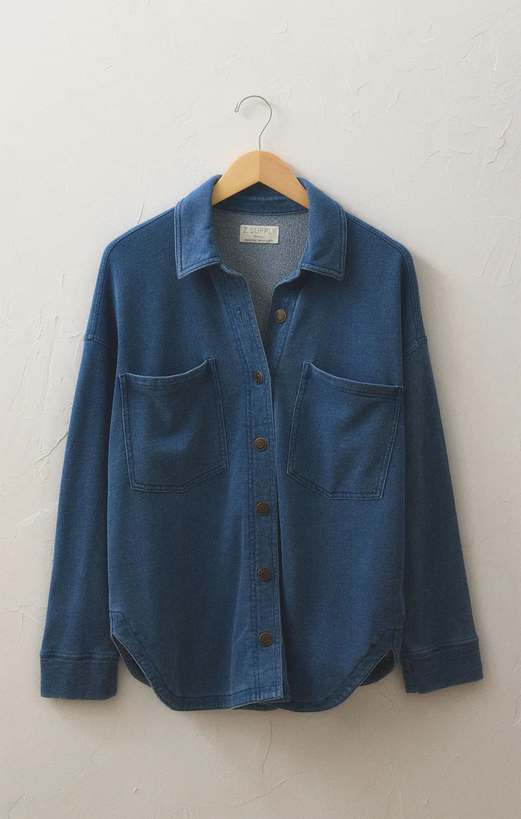 All Day Knit Denim Jacket | Vintage Indigo