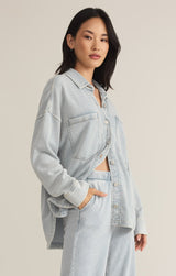 All Day Knit Denim Jacket | Washed Indigo