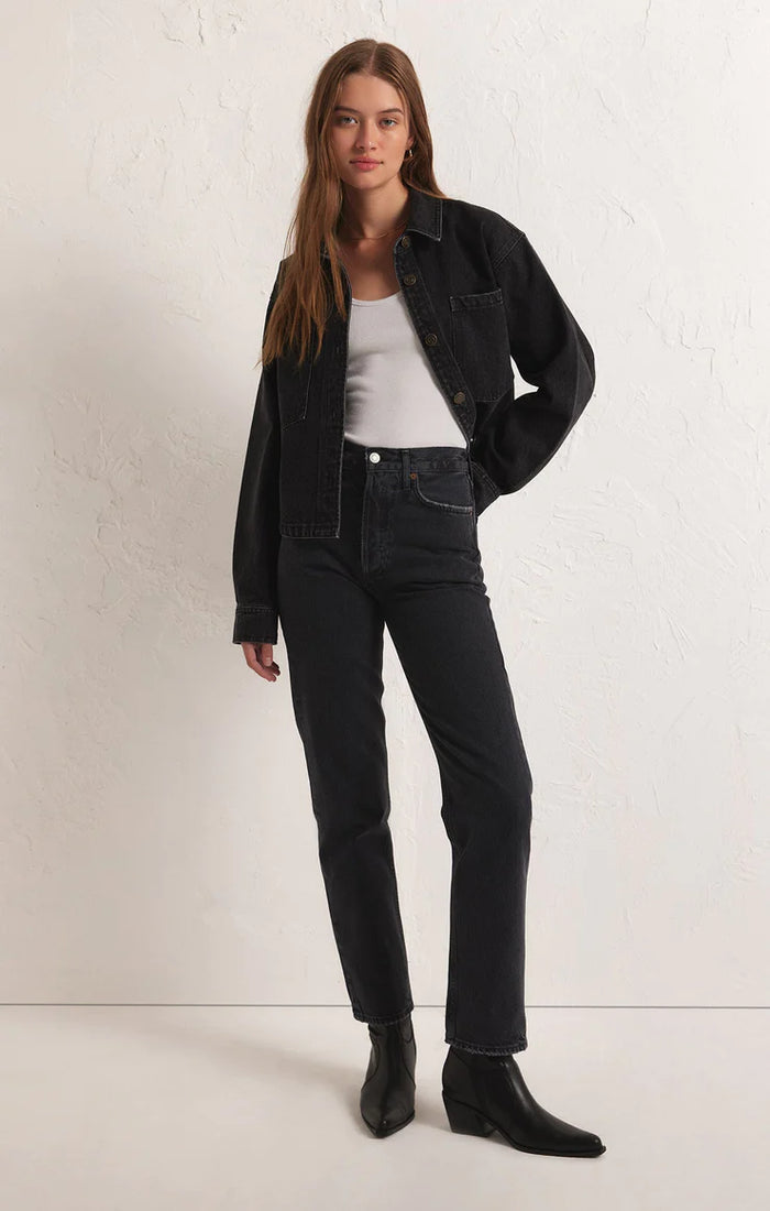 Washed Black Denim Set up / Jacket – BELVET