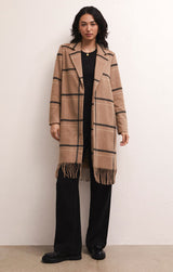 Ynez Fringed Coat | Campfire - FINAL SALE