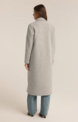 Conway Plush Coat | Classic Heather Grey