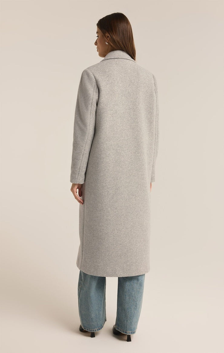 Conway Plush Coat | Classic Heather Grey