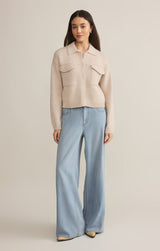 Cielo Knit Jacket | Parchment