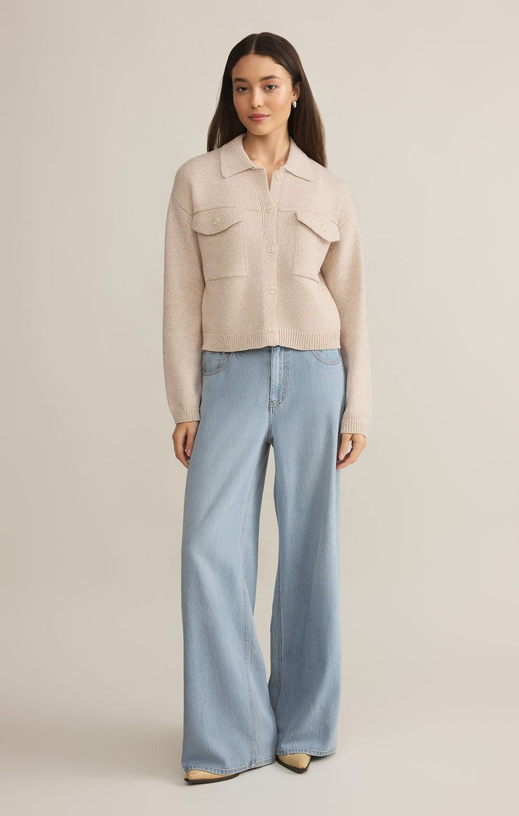 Cielo Knit Jacket | Parchment