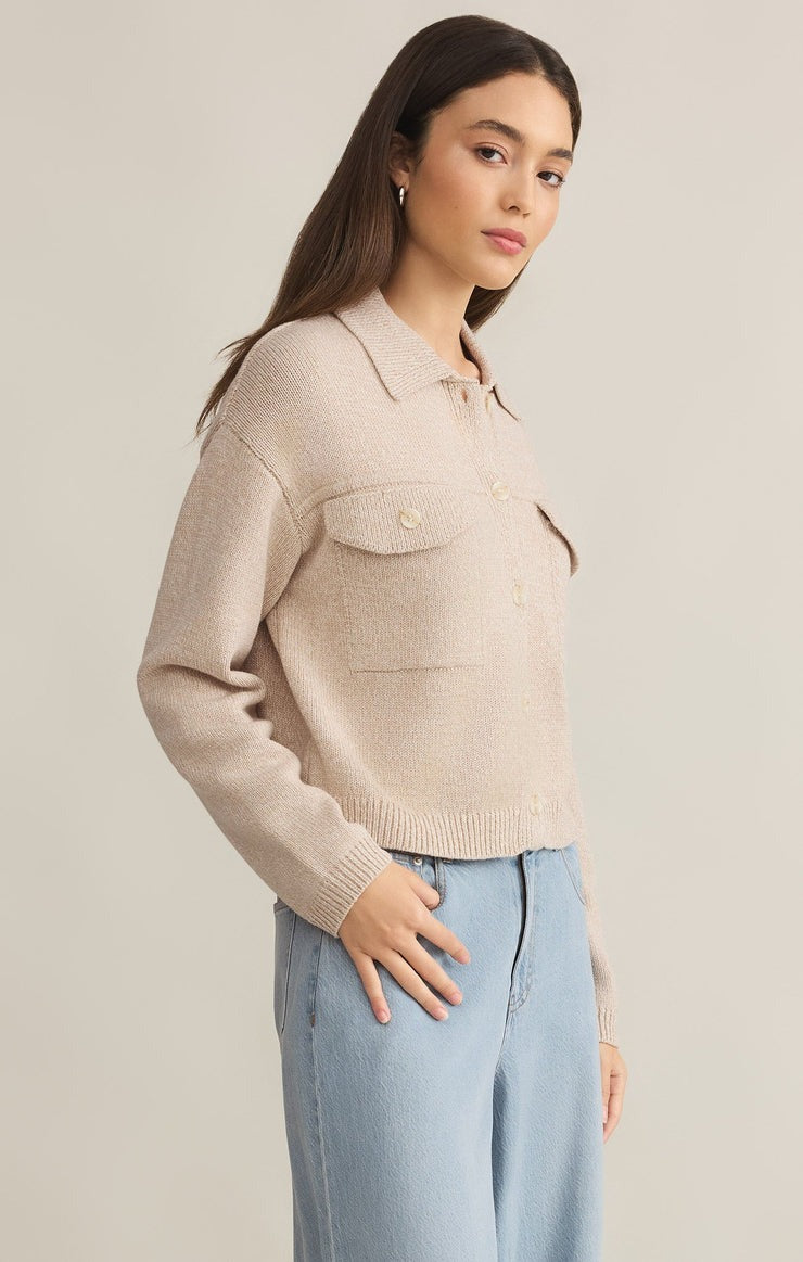 Cielo Knit Jacket | Parchment