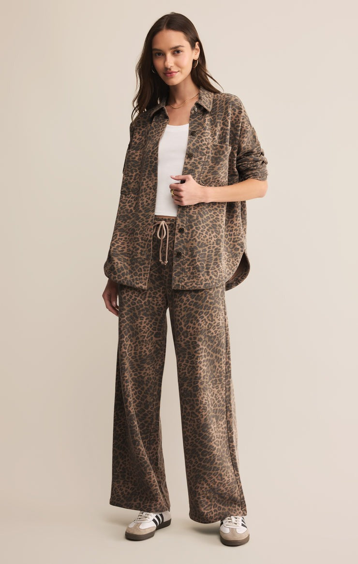 All Day Leopard Jacket | Desert Tan