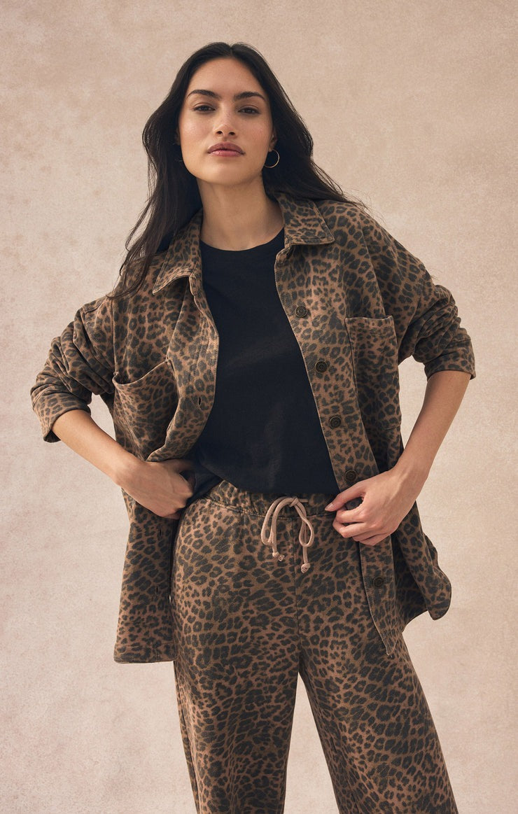 All Day Leopard Jacket | Desert Tan