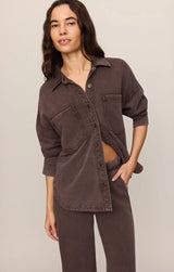 All Day Knit Jacket | Dark Chocolate