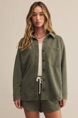 All Day Knit Jacket | Hunter Green