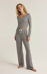 Lounger Stripe Pant | Light Oatmeal Heather