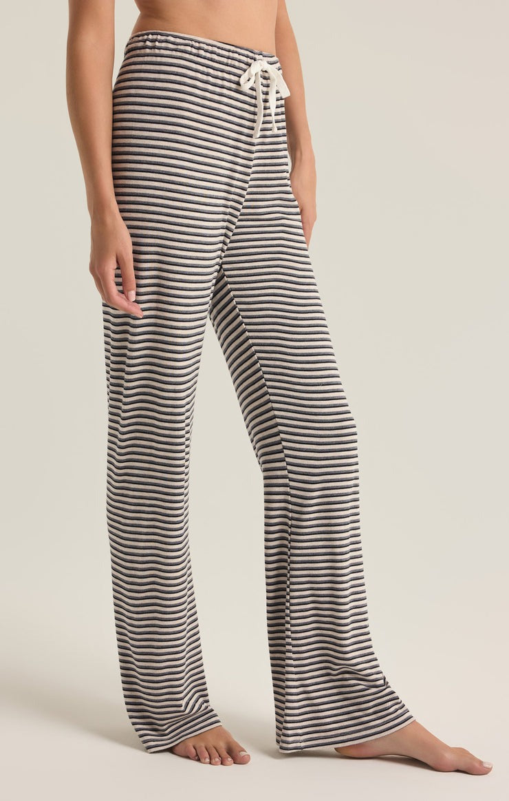 Lounger Stripe Pant | Light Oatmeal Heather