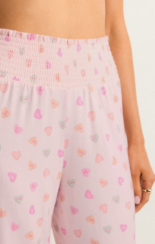 Dawn Candy Hearts Pants | Whisper Pink