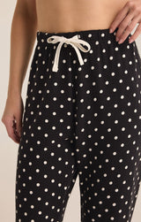 Polka Dot Jogger | Black