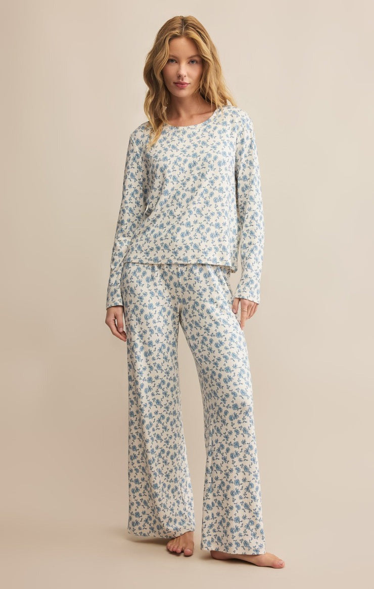 Dawn Ditsy Floral Pants | Crystal