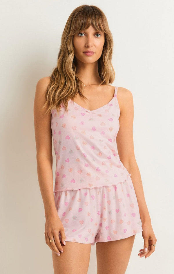 Candy Hearts Cami | Whisper Pink - FINAL SALE