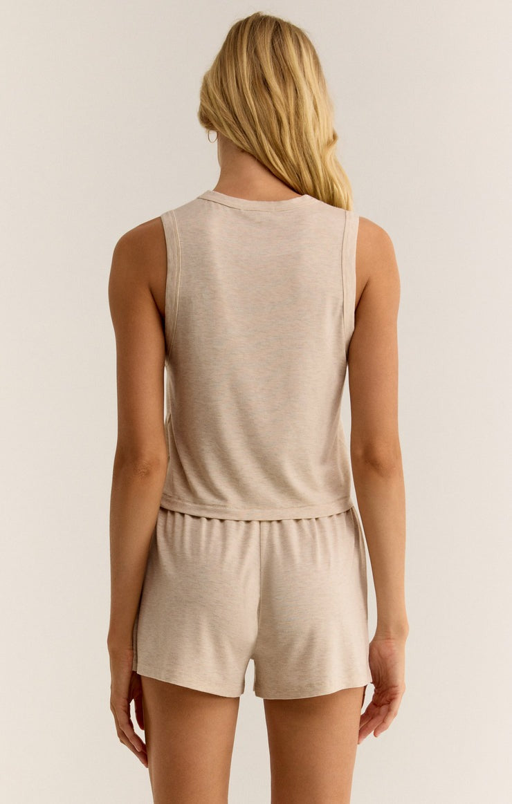 Warmer Days Tank | Heather Linen - FINAL SALE