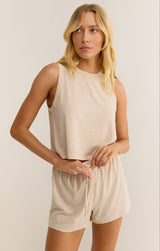 Warmer Days Tank | Heather Linen - FINAL SALE