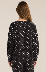 Polka Dot Top | Black