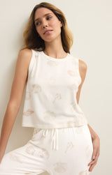 Warmer Days Shell Tank | Vanilla Ice