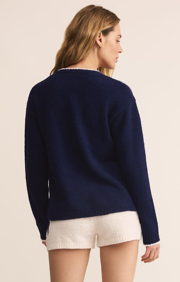 Ski Plush Sweater | Blue Sapphire