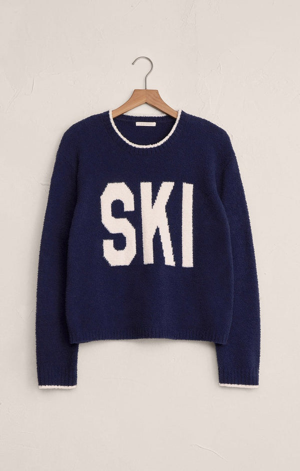 Ski Plush Sweater | Blue Sapphire
