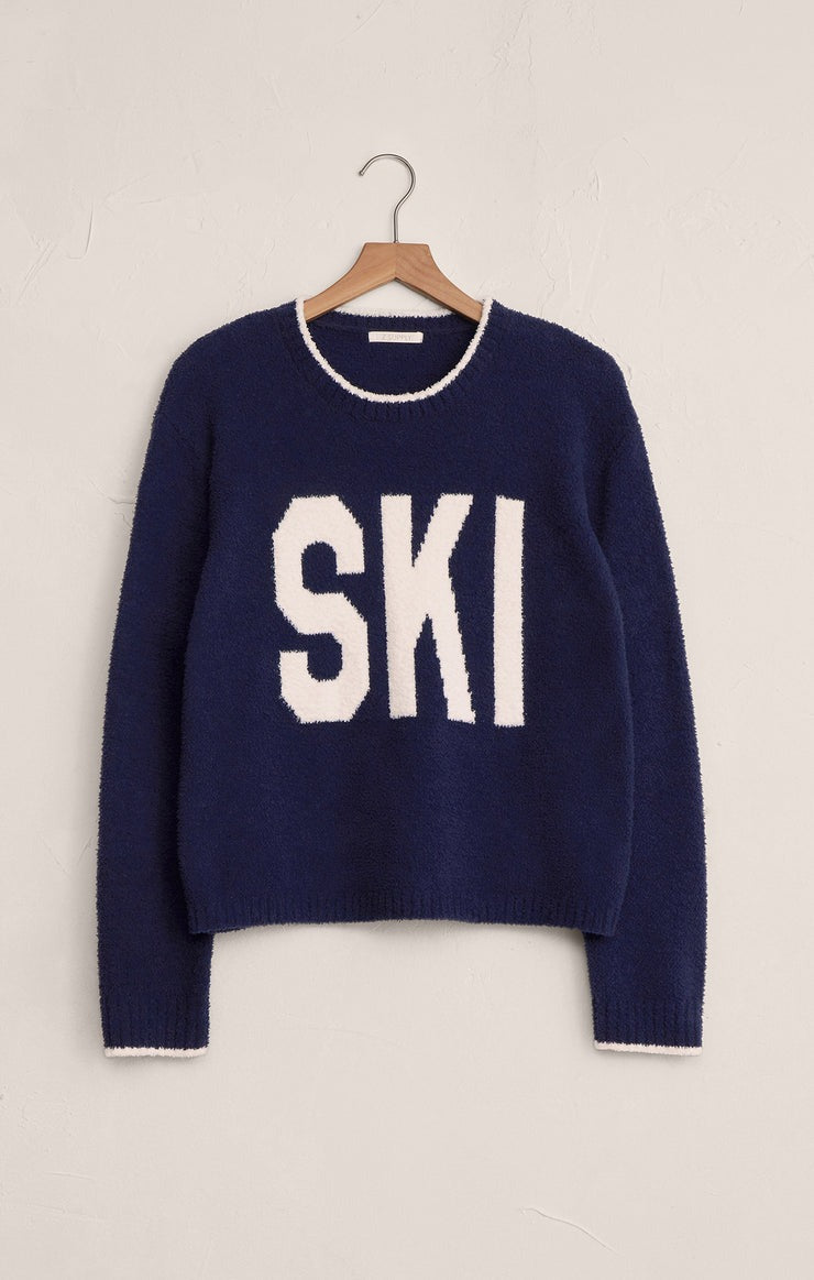 Ski Plush Sweater | Blue Sapphire