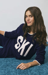 Ski Plush Sweater | Blue Sapphire