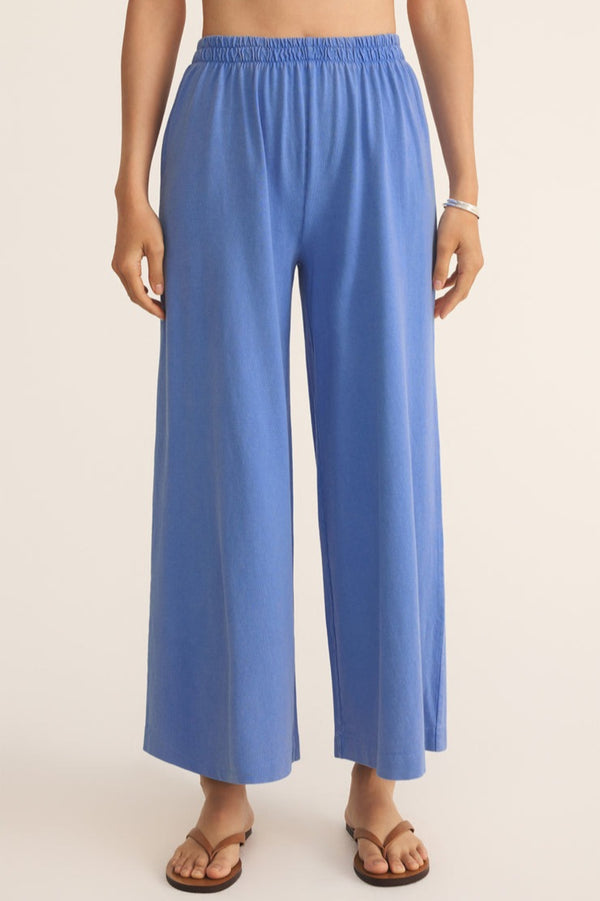 Scout Jersey Flare Pant | Bay Blue