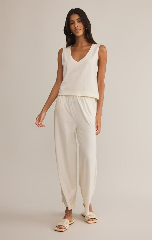 Scout Jersey Flare Pant | Sea Salt