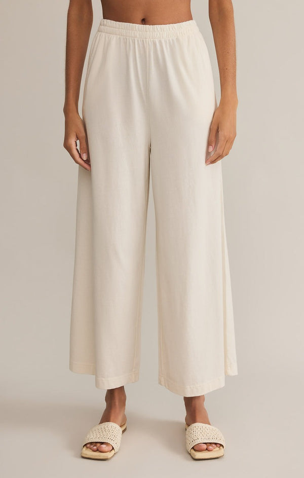 Scout Jersey Flare Pant | Sea Salt