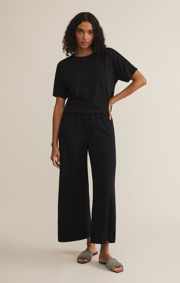 Scout Textured Slub Pant | Black