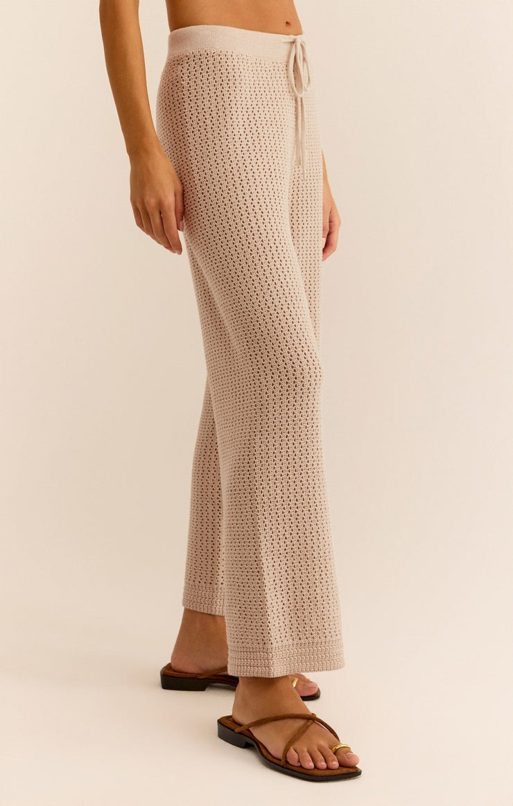 Costa Crochet Pants | Natural