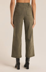 Bobbi Washed Pant | Grape Leaf