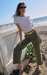 Bobbi Washed Pant | Grape Leaf