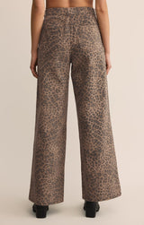 Marli Denim Leopard Pant | Desert Tan