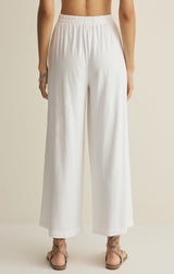 Scout Jersey Flare Pant | White