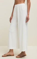 Scout Jersey Flare Pant | White