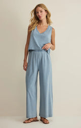 Scout Jersey Denim Pant | Ocean Air Indigo