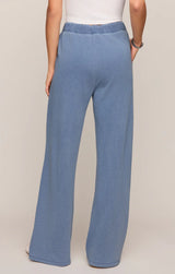 Hunter Knit Denim Pant | Santorini Indigo