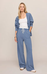 Hunter Knit Denim Pant | Santorini Indigo